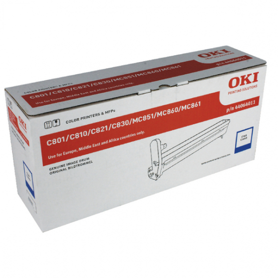Oki C801/821/810/830/MC860 Cyan Original Drum Unit (44064011) 